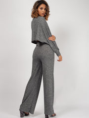 Cropped Batwing Top & Trouser Co-ord