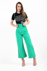 Long Straps High Waist Jumpsuit