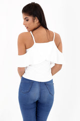 Frill Draped Cami Top