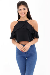 Frill Draped Cami Top