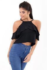 Frill Draped Cami Top