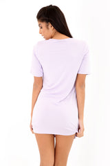 Vintage Motorrad Choker Öten T -Shirt -Kleid