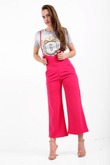 Long Straps High Waist Jumpsuit