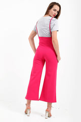 Long Straps High Waist Jumpsuit