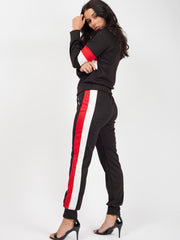 Contrast Panelled Loungewear Co-ord