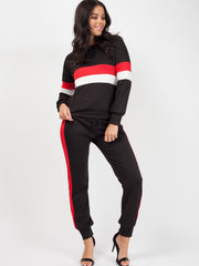 Contrast Panelled Loungewear Co-ord