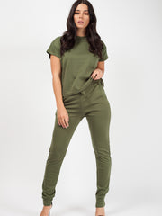 Samira Korte mouw Boxy Loungewear co-ord