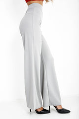 High Waisted Flare Trousers