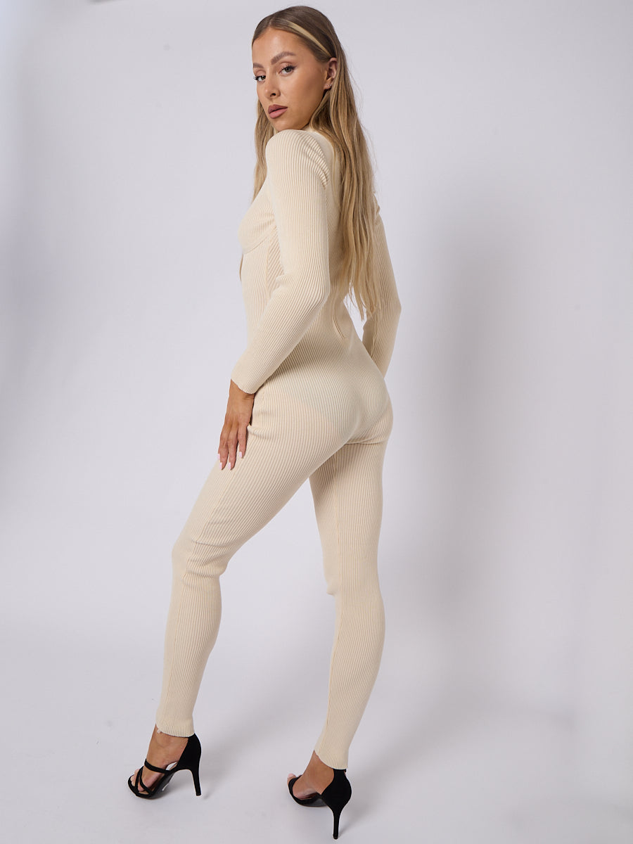 Wholesale Corset Style Ribbed Jumpsuit – Stylewise Direct