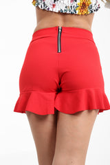 Pantalones cortos con cremallera