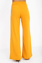 High Waisted Flare Trousers