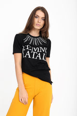 Femme Fatale Slogan Printed T Shirt
