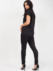 Samira Korte mouw Boxy Loungewear co-ord