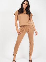 Samira Korte mouw Boxy Loungewear co-ord