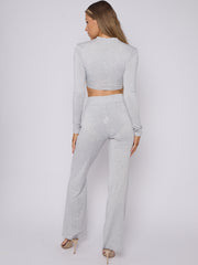 Corset Style Crop Top & Wide Leg Trouser coöperatie