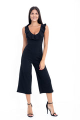 Frill Detail Culotte Jumpsuit