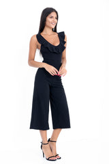 Frill Detail Culotte Jumpsuit