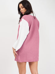 Rosie Two Tone gebreide trui jurk