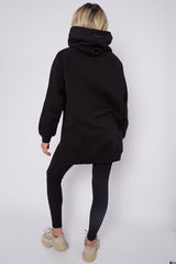 Oversized Split Sides Hoodie & Ribbed Leggings Co-ord