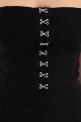 Hook And Eye Detail Bandeau Jumpsuit