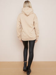 Blijf rustige grafische afdruk hoodie