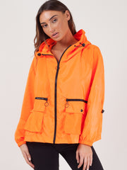 Hooded Rain Parka Festival Jacket