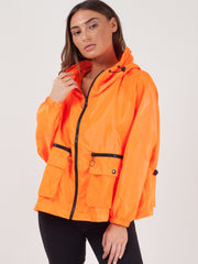 Hooded Rain Parka Festival Jacket