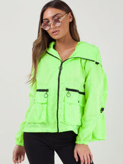 Hooded Rain Parka Festival Jacket