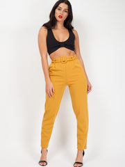 Rosie Matching Buckle Belted Trousers