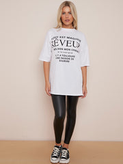 Reveur Printed Oversized T-Shirt