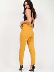 Rosie Matching Buckle Belted Trousers