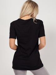 Camiseta impresa de tigre de brillo