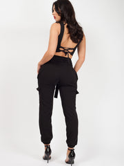 Olivia Cargo Taschenhose Gürteltierhose