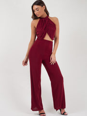 Slinky wrap crop top & broeker coöperatie