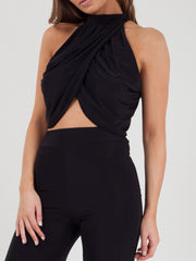 Slinky wrap crop top & broeker coöperatie