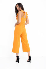 Frill Detail Culotte Jumpsuit