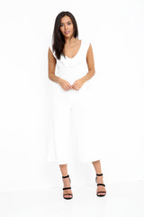 Frill Detail Culotte Jumpsuit
