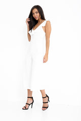 Frill Detail Culotte Jumpsuit
