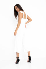 Frill Detail Culotte Jumpsuit