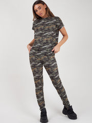 Camouflage Champs-Elysees Paris Loungewear Tracksuit