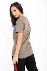 Königin Slogan gedrucktes T -Shirt