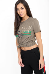 Amour Always Slogan Printed T Shirt