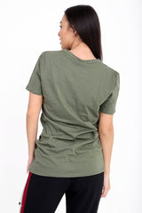 Camiseta impresa de lema de libertad