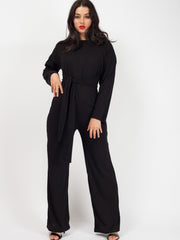 Ribbed Thin Knit Jumpsuit
