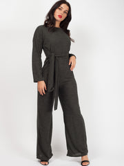 Ribbed Thin Knit Jumpsuit