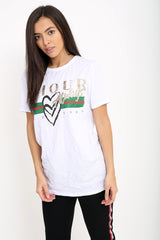 Amour Always Slogan Printed T Shirt