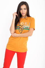 Amour Always Slogan Printed T Shirt