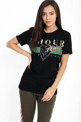 Amour Always Slogan Printed T Shirt