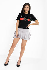Multi Layered Frill Mini Skorts Shorts