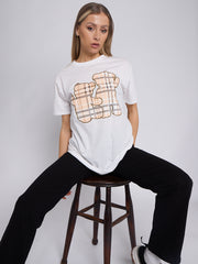 Controleer Teddy grafisch T-shirt